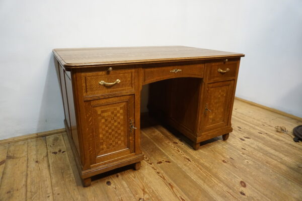 DWUSTRONNE DWUOSOBOWE BIURKO W STYLU KLASYCZNYM 1920-1930 r