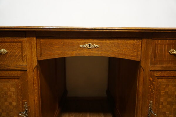 DWUSTRONNE DWUOSOBOWE BIURKO W STYLU KLASYCZNYM 1920-1930 r