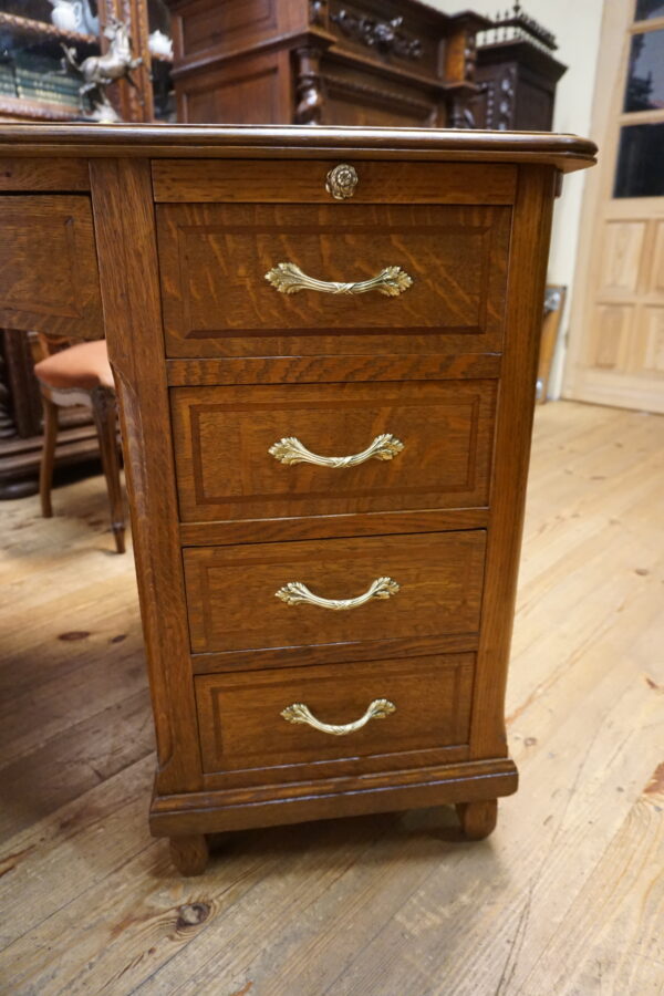 DWUSTRONNE DWUOSOBOWE BIURKO W STYLU KLASYCZNYM 1920-1930 r