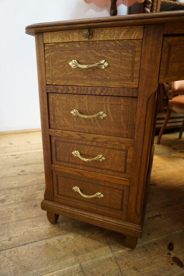 DWUSTRONNE DWUOSOBOWE BIURKO W STYLU KLASYCZNYM 1920-1930 r