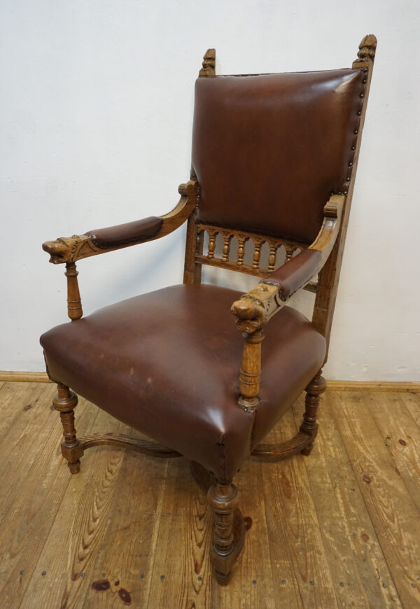 DOSTOJNY FOTEL DO BIURKA SKÓRA