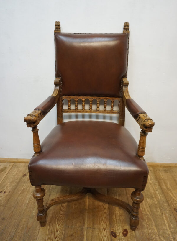 DOSTOJNY FOTEL DO BIURKA SKÓRA