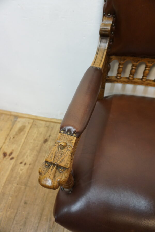 DOSTOJNY FOTEL DO BIURKA SKÓRA