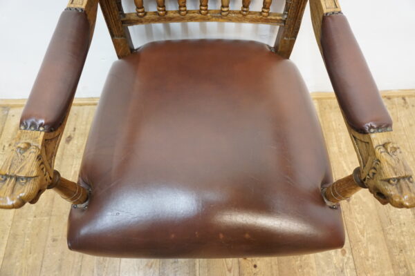 DOSTOJNY FOTEL DO BIURKA SKÓRA