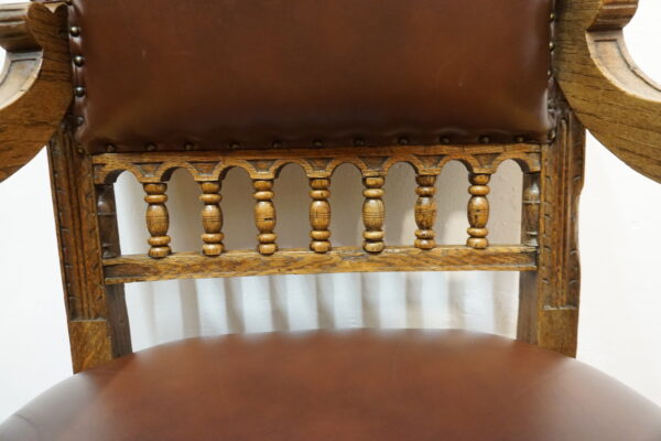 DOSTOJNY FOTEL DO BIURKA SKÓRA