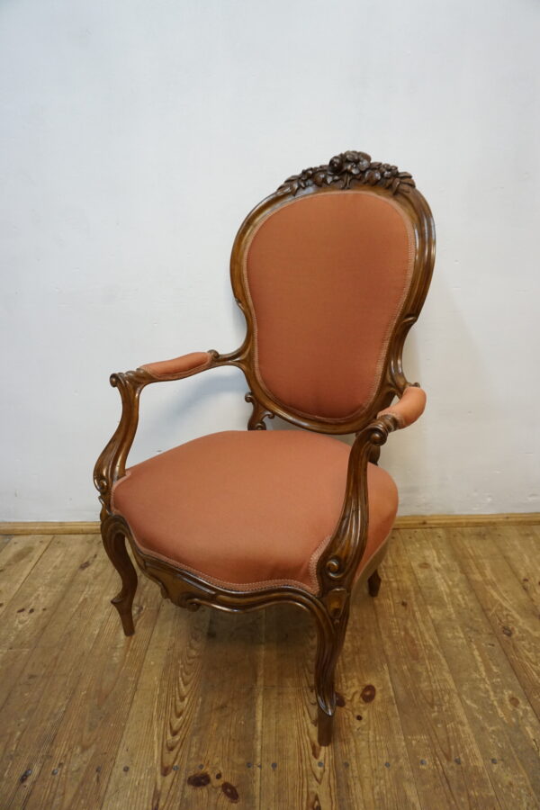 STARY FOTEL LUDWIK FILIP MAHOŃ FRANCJA