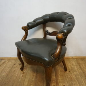 EKSKLUZYWNY FOTEL DO BIURKA STARY FRANCJA