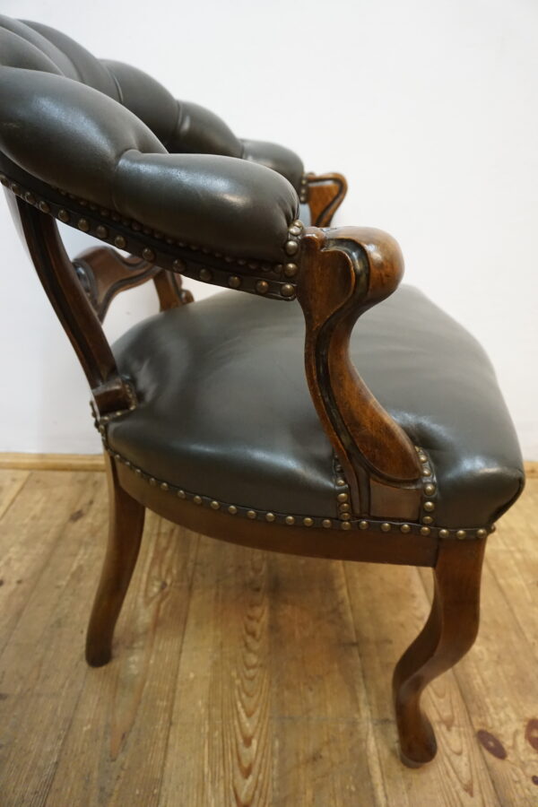 EKSKLUZYWNY FOTEL DO BIURKA STARY FRANCJA