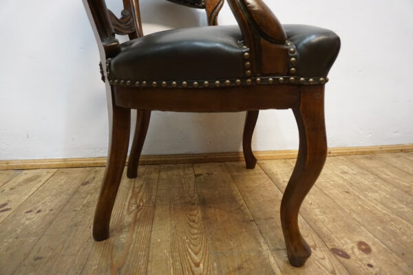 EKSKLUZYWNY FOTEL DO BIURKA STARY FRANCJA