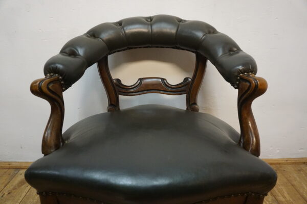 EKSKLUZYWNY FOTEL DO BIURKA STARY FRANCJA