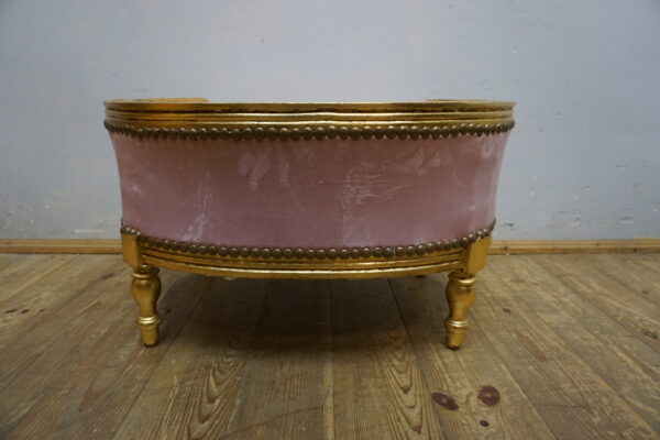 Eleganckie legowisko dla psa kota – stylowe i wygodne róż i złoto