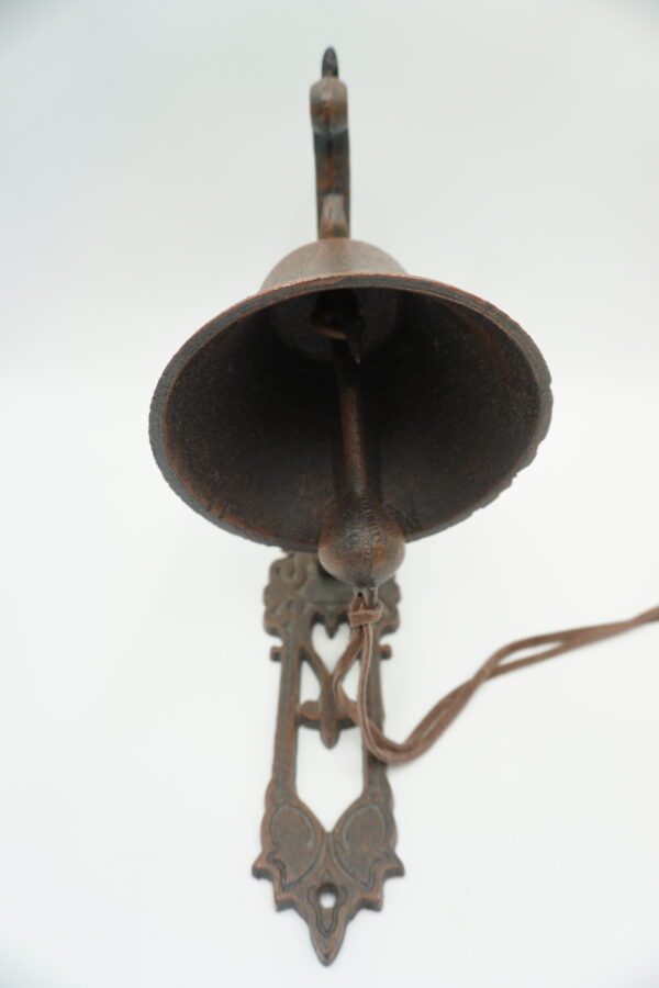 PIĘKNY ŻELIWNY DZWON DZWONECZEK LOKOMOTYWA DOM I OGRÓD