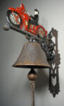 PIĘKNY ŻELIWNY DZWON DZWONECZEK MOTOR DOM I OGRÓD