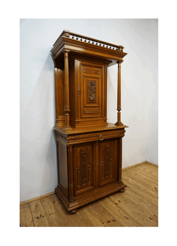 STARY ZGRABNY KREDENS KABINET ORZECH FRANCJA