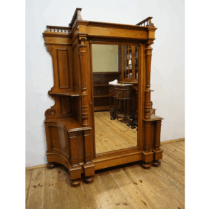 STARA KOMODA BIELIŹNIARKA Z LUSTREM NIESPOTYKANA