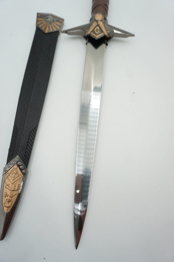 DEKORACYJNY MASOŃSKI KORDZIK ILLUMINATI SZTYLET