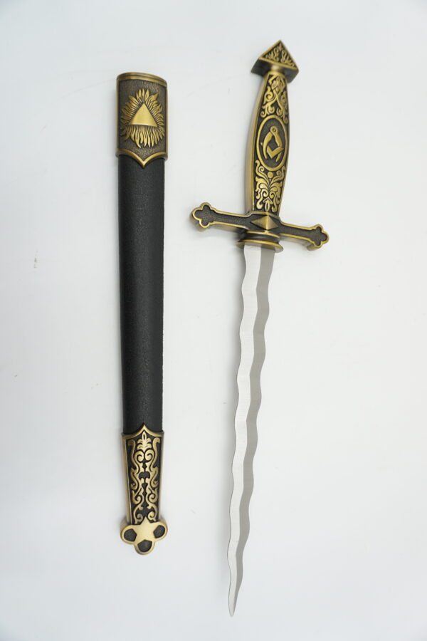 DEKORACYJNY KORDZIK NÓŻ DO LISTÓW MASOŃSKI