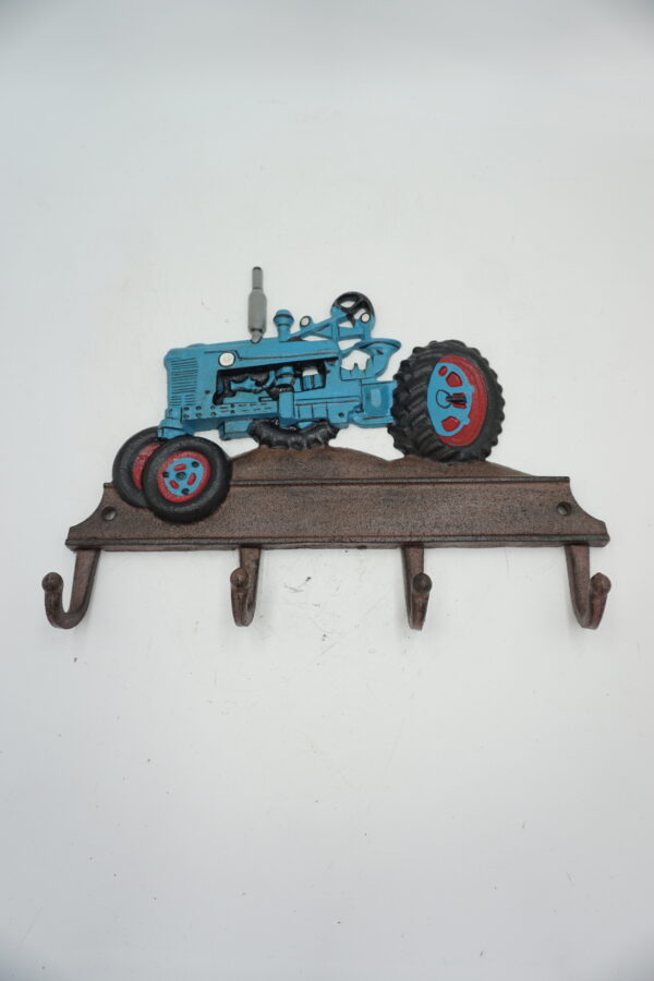 ŻELIWNY WIESZAK NIEBIESKI TRAKTOR
