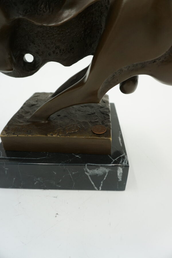 FIGURA Z BRĄZU BYK SIŁA GIEŁDA HOSSA