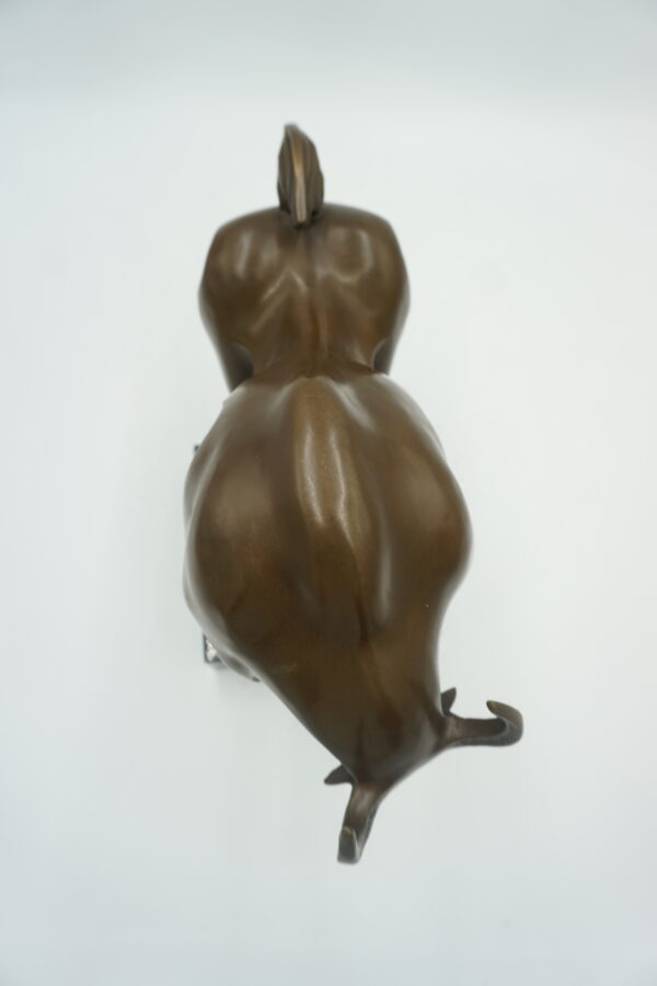 FIGURA Z BRĄZU BYK SIŁA GIEŁDA HOSSA