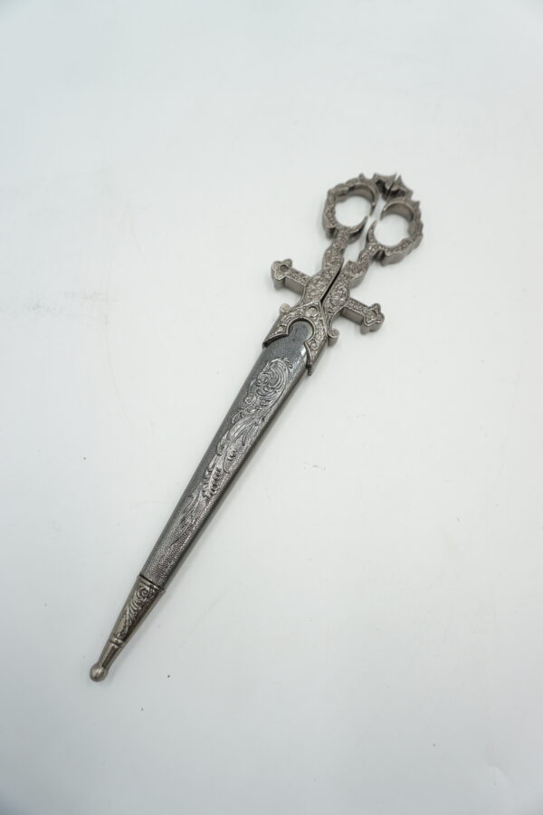 DEKORACYJNE NOŻYCE NOŻYCZKI DO GORSETU Z POCHWĄ