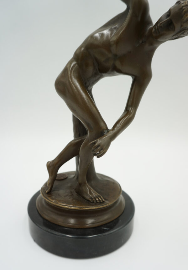 FIGURA Z BRĄZU DYSKOBOL wg MYRONA