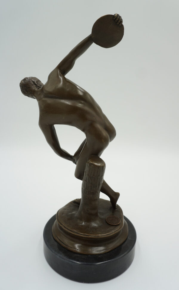 FIGURA Z BRĄZU DYSKOBOL wg MYRONA
