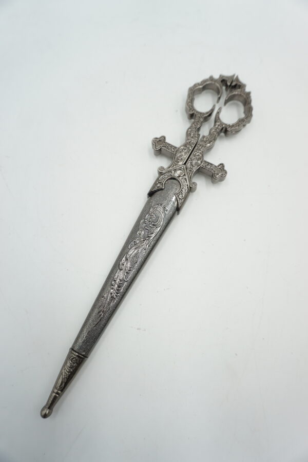 DEKORACYJNE NOŻYCE NOŻYCZKI DO GORSETU Z POCHWĄ