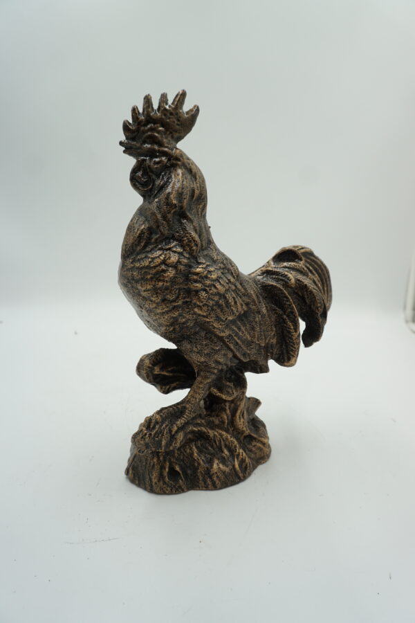 ŻELIWNA FIGURKA KOGUT
