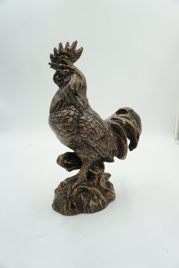 ŻELIWNA FIGURKA KOGUT