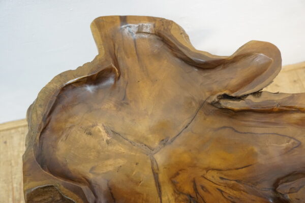 DREWNIANY STOLIK STOLICZEK RUSTYKALNY NIEREGULARNY KSZTAŁT LOFT