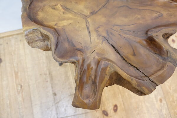 DREWNIANY STOLIK STOLICZEK RUSTYKALNY NIEREGULARNY KSZTAŁT LOFT