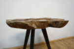 DREWNIANY STOLIK STOLICZEK RUSTYKALNY NIEREGULARNY KSZTAŁT LOFT