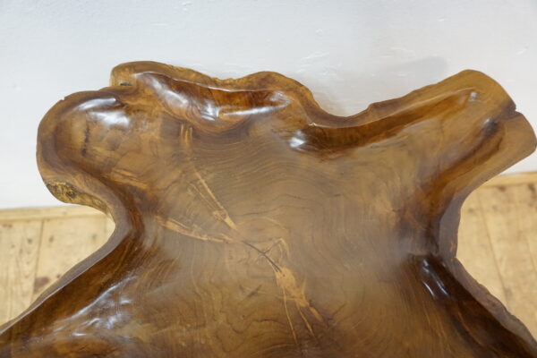 DREWNIANY STOLIK STOLICZEK RUSTYKALNY NIEREGULARNY KSZTAŁT LOFT