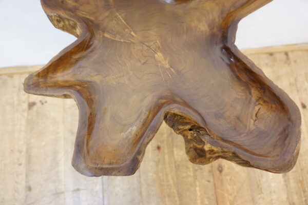 DREWNIANY STOLIK STOLICZEK RUSTYKALNY NIEREGULARNY KSZTAŁT LOFT