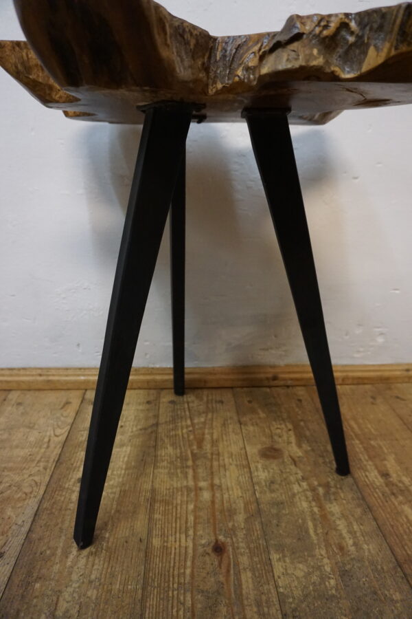 DREWNIANY STOLIK STOLICZEK RUSTYKALNY NIEREGULARNY KSZTAŁT LOFT