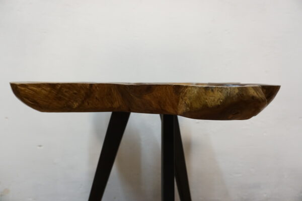 DREWNIANY STOLIK STOLICZEK RUSTYKALNY NIEREGULARNY KSZTAŁT LOFT