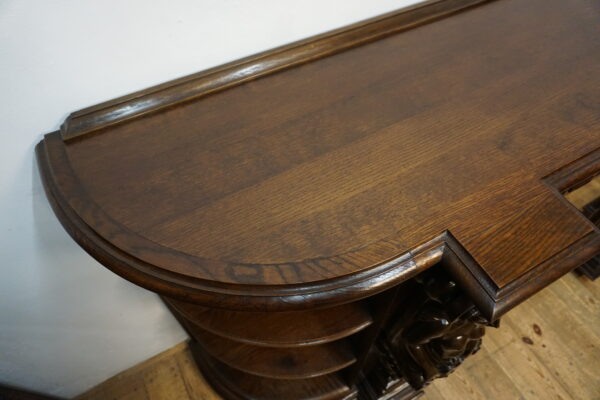 WIELKI FIGURALNY BUFET Z PRZESZKLENIEM DUŻY