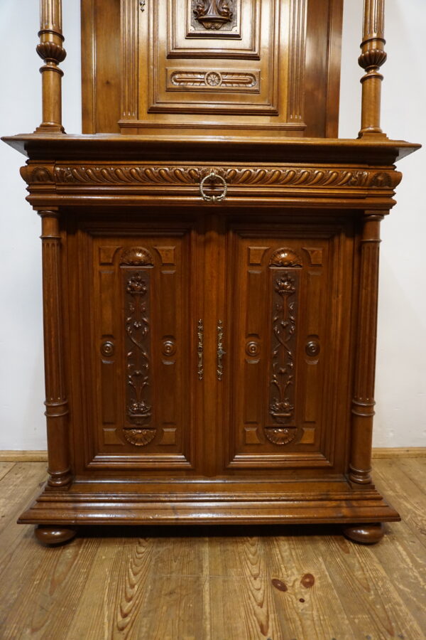 STARY ZGRABNY KREDENS KABINET ORZECH FRANCJA