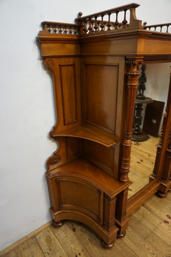 STARA KOMODA BIELIŹNIARKA Z LUSTREM NIESPOTYKANA