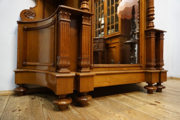 STARA KOMODA BIELIŹNIARKA Z LUSTREM NIESPOTYKANA