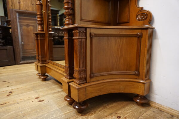 STARA KOMODA BIELIŹNIARKA Z LUSTREM NIESPOTYKANA