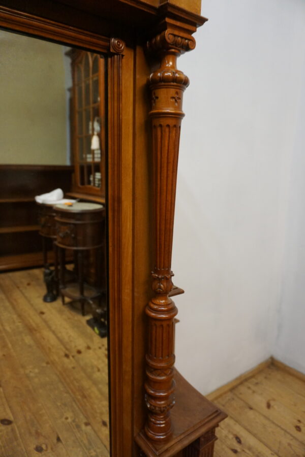 STARA KOMODA BIELIŹNIARKA Z LUSTREM NIESPOTYKANA