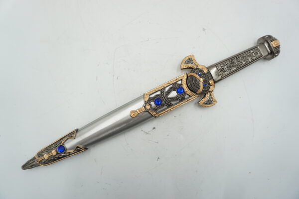 DEKORACYJNY NÓŻ OZDOBNY SZTYLET KORDZIK Z POCHWĄ