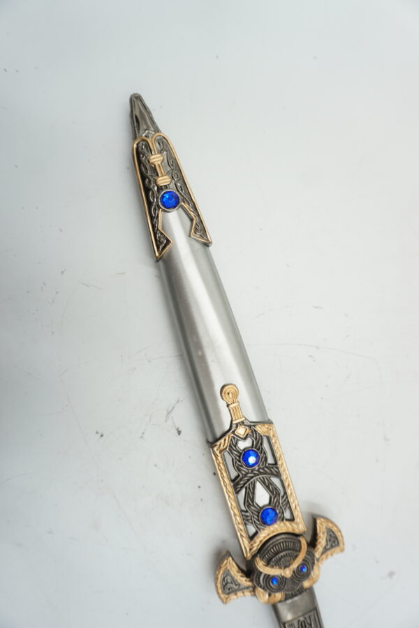 DEKORACYJNY NÓŻ OZDOBNY SZTYLET KORDZIK Z POCHWĄ