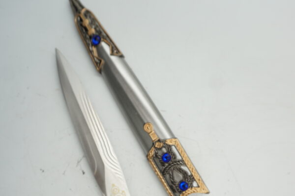 DEKORACYJNY NÓŻ OZDOBNY SZTYLET KORDZIK Z POCHWĄ