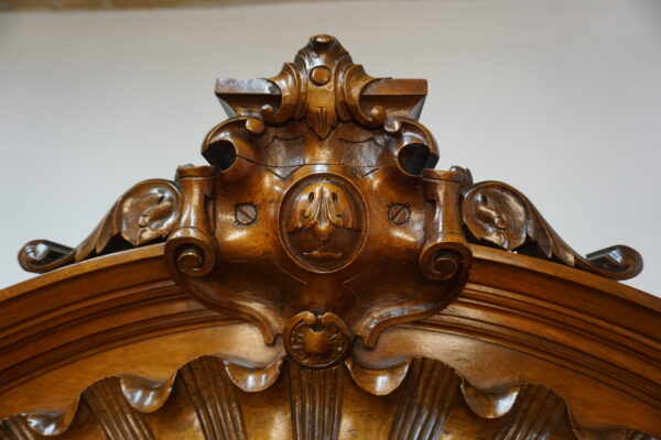 DWUDRZWIOWA SZAFA PAŁACOWA Z LUSTRAMI FRANCJA ORYGINAŁ LITY ORZECH