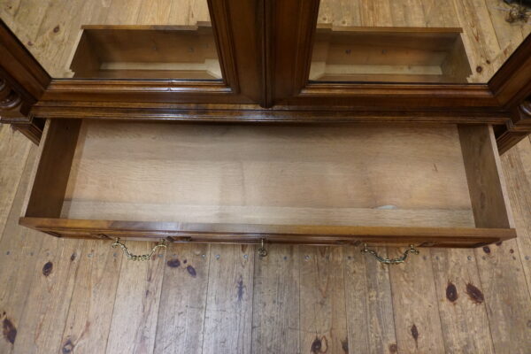 DWUDRZWIOWA SZAFA PAŁACOWA Z LUSTRAMI FRANCJA ORYGINAŁ LITY ORZECH