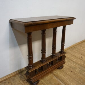 ZGRABNA KONSOLA PRZYŚCIENNA ORZECH EKLEKTYCZNA