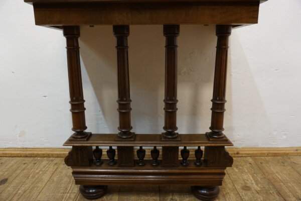 ZGRABNA KONSOLA PRZYŚCIENNA ORZECH EKLEKTYCZNA